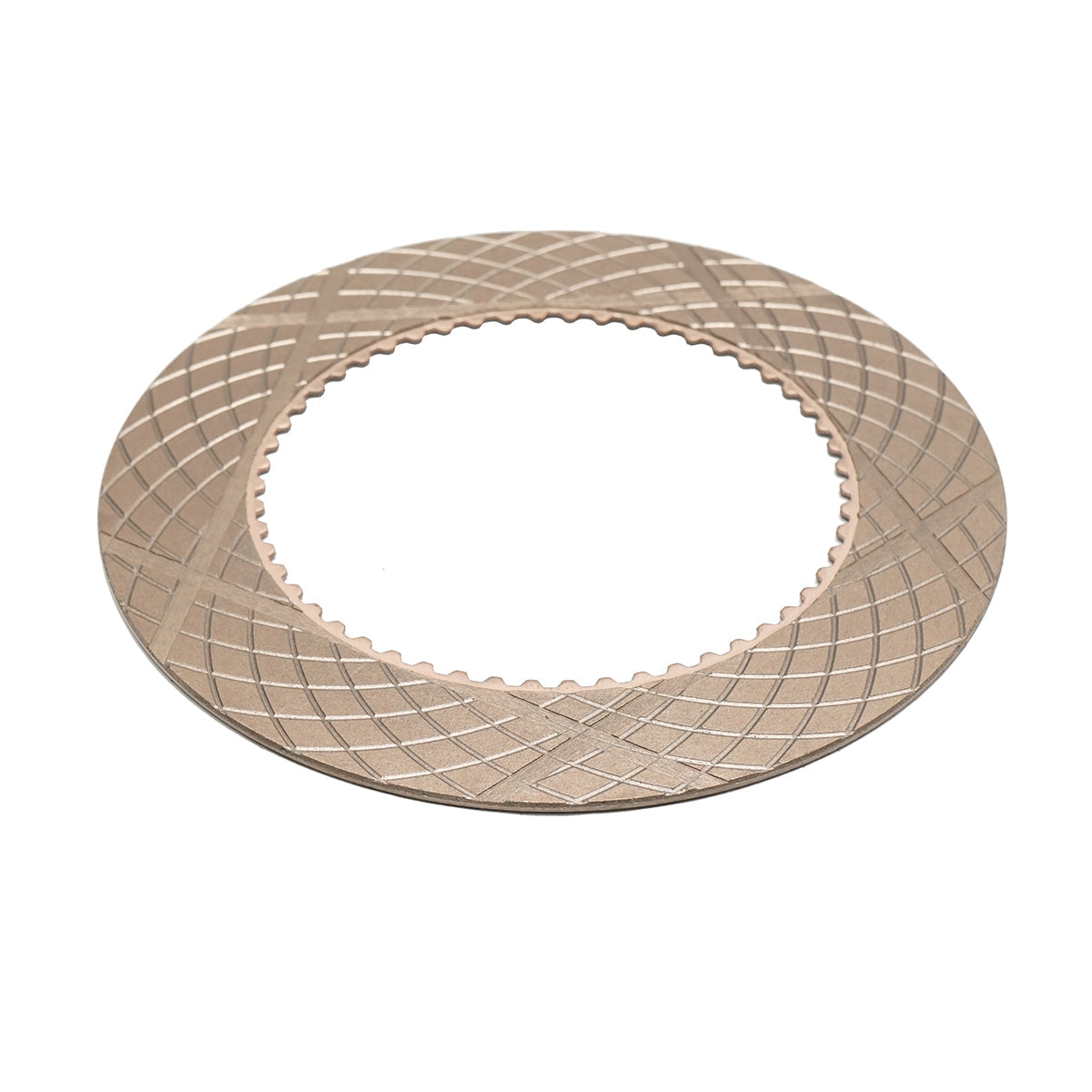 Disco frizione per trattori John Deere, dimensioni 177,8 x 112,6 x 2,9 mm, codice OEM RE23000, equivalente Breckner Germany.