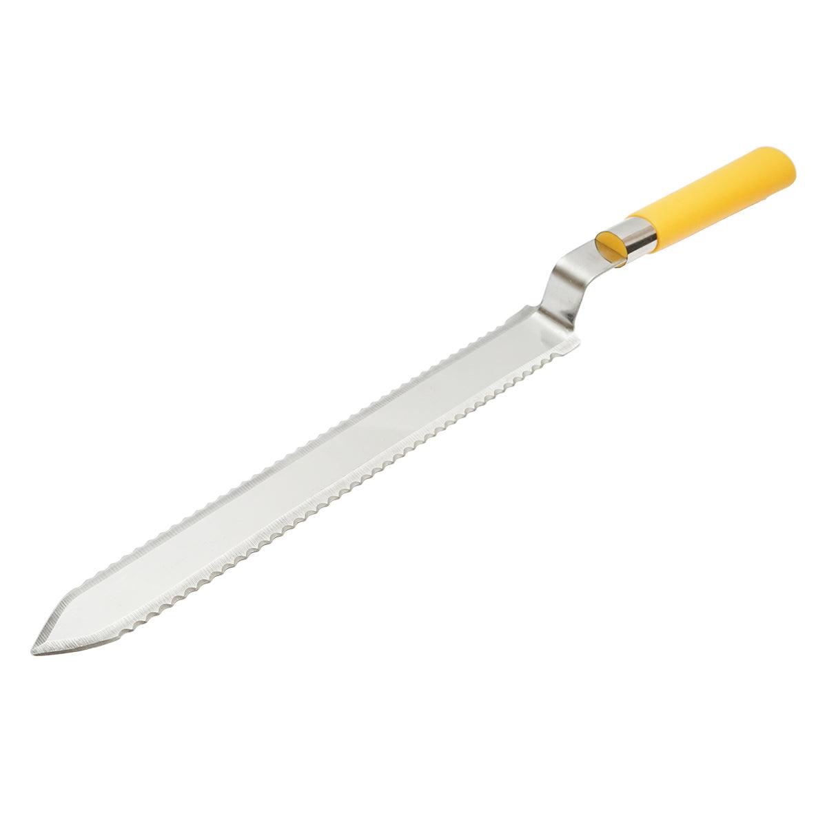 DISOPERCOLATORE lama seghettata acciaio inox 400 mm Coltello Disopercolatore lama seghettata
