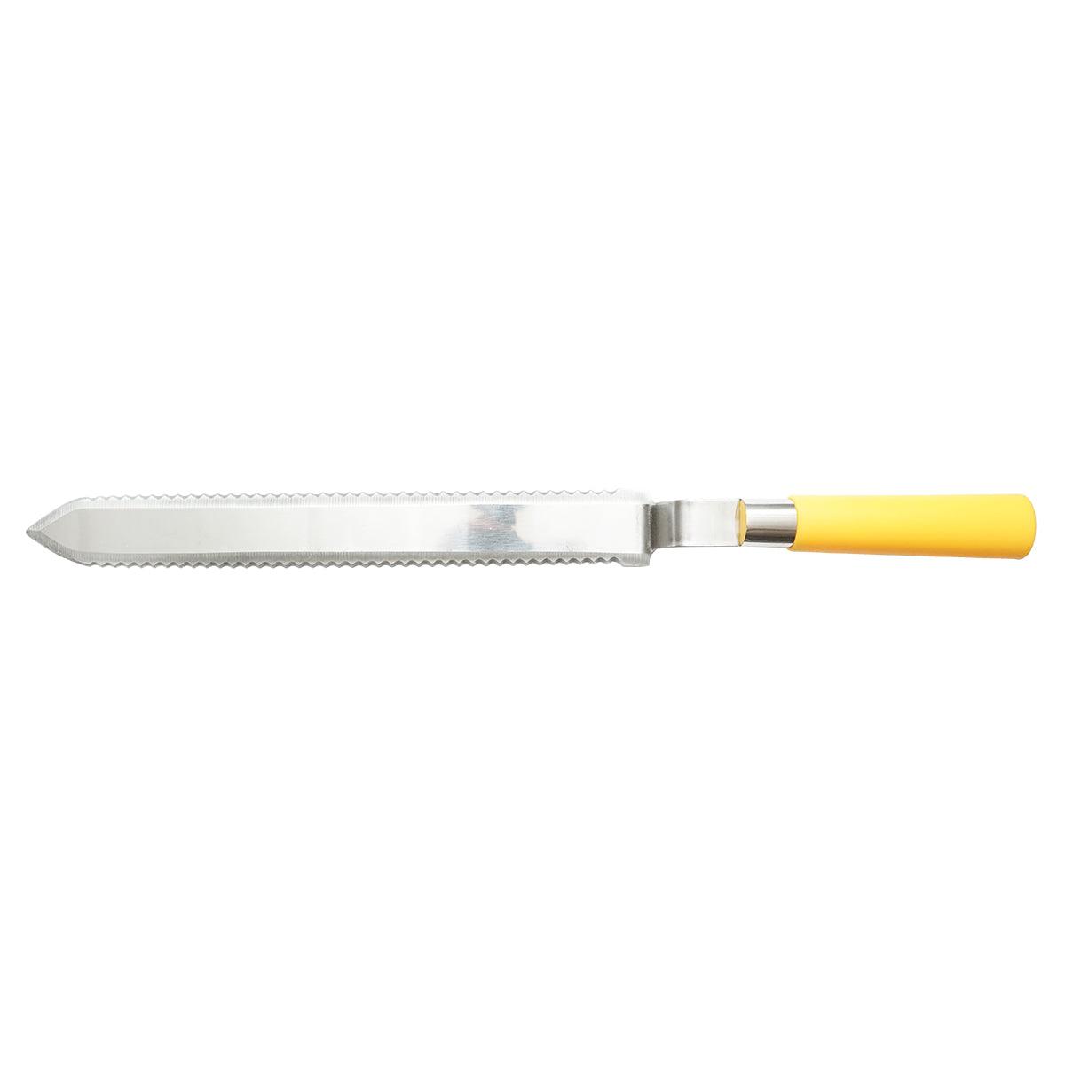 DISOPERCOLATORE lama seghettata acciaio inox 400 mm Coltello Disopercolatore lama seghettata
