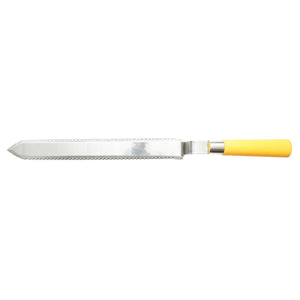 DISOPERCOLATORE lama seghettata acciaio inox 400 mm Coltello Disopercolatore lama seghettata