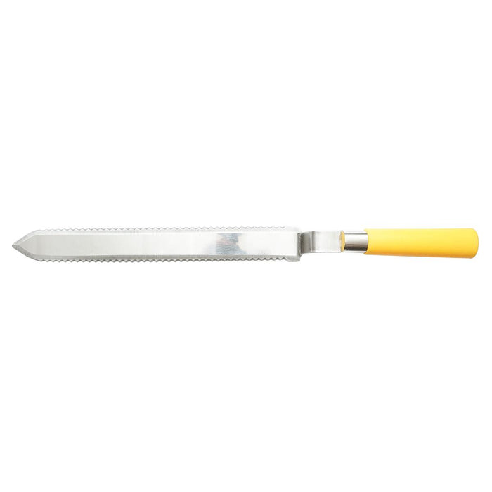 DISOPERCOLATORE lama seghettata acciaio inox 400 mm Coltello Disopercolatore lama seghettata