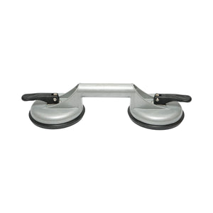 Dispositivo di sollevamento con 2 ventose in alluminio, diametro 118mm, capacità massima 80-100Kg, Crownman