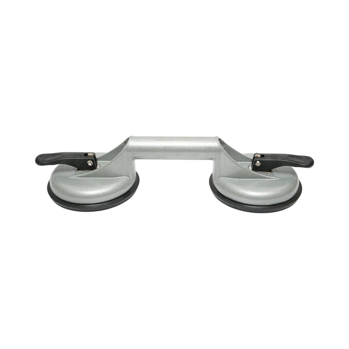 Dispositivo di sollevamento con 2 ventose in alluminio, diametro 118mm, capacità massima 80-100Kg, Crownman