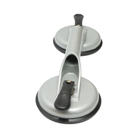 Dispositivo di sollevamento con 2 ventose in alluminio, diametro 118mm, capacità massima 80-100Kg, Crownman
