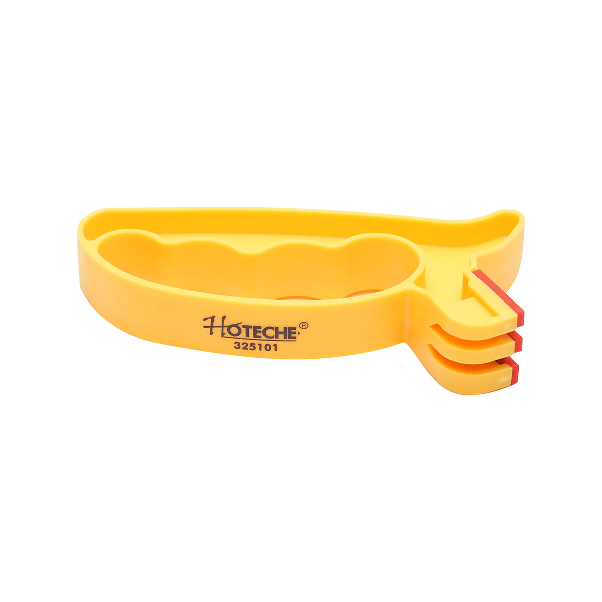 Dispositivo per affilare coltelli e forbici con manico Hoteche