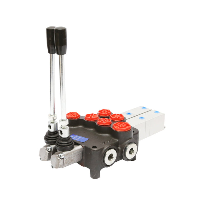 Distributore idraulico P80 pneumatico 2 vie