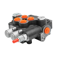 DISTRIBUTORE OLEODINAMICO 2 leve, lunghezza cavo 2m pressione 250 bar portata 80L/min