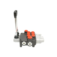 DISTRIBUTORE OLEODINAMICO a 3 leve, 2 flottanti, 80 L/min.