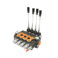 DISTRIBUTORE OLEODINAMICO a 4 leve portata 80L/min -15 /+80