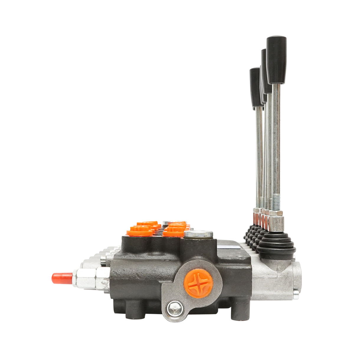 DISTRIBUTORE OLEODINAMICO a 6 leve incluso flusso 80L/min, 15 /+80