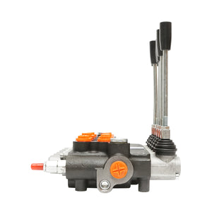 DISTRIBUTORE OLEODINAMICO a 6 leve incluso flusso 80L/min, 15 /+80