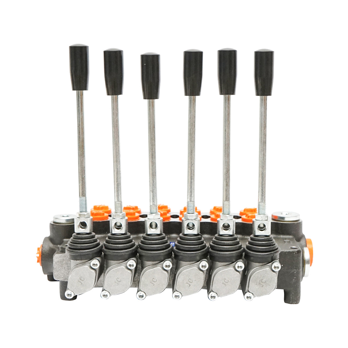 DISTRIBUTORE OLEODINAMICO a 6 leve incluso flusso 80L/min, 15 /+80