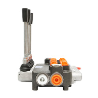 DISTRIBUTORE OLEODINAMICO a 6 leve incluso flusso 80L/min, 15 /+80