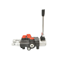 DISTRIBUTORE OLEODINAMICO con 2 leve, 1 flottante, 80 L/min.