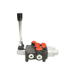 DISTRIBUTORE OLEODINAMICO con 2 leve, 1 flottante, 80 L/min.