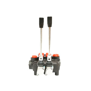 DISTRIBUTORE OLEODINAMICO con 2 leve, 1 flottante, 80 L/min.