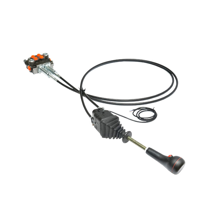 DISTRIBUTORE OLEODINAMICO con joystick, lunghezza cavo 2,5 m pressione 250 bar portata 40 l/min