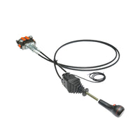 DISTRIBUTORE OLEODINAMICO con joystick, lunghezza cavo 2m, pressione 250 bar portata 40L/min