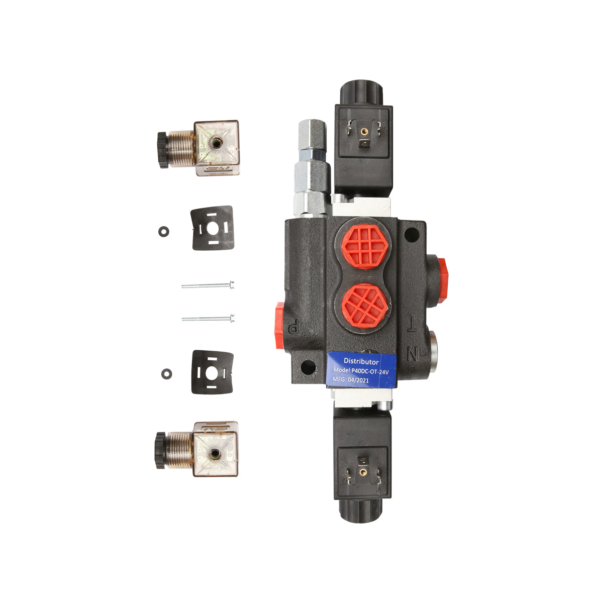 DISTRIBUTORE OLEODINAMICO ELETTRICO P40 1 via, 24V