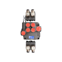 DISTRIBUTORE OLEODINAMICO ELETTRICO P80 a 2 vie, 12V