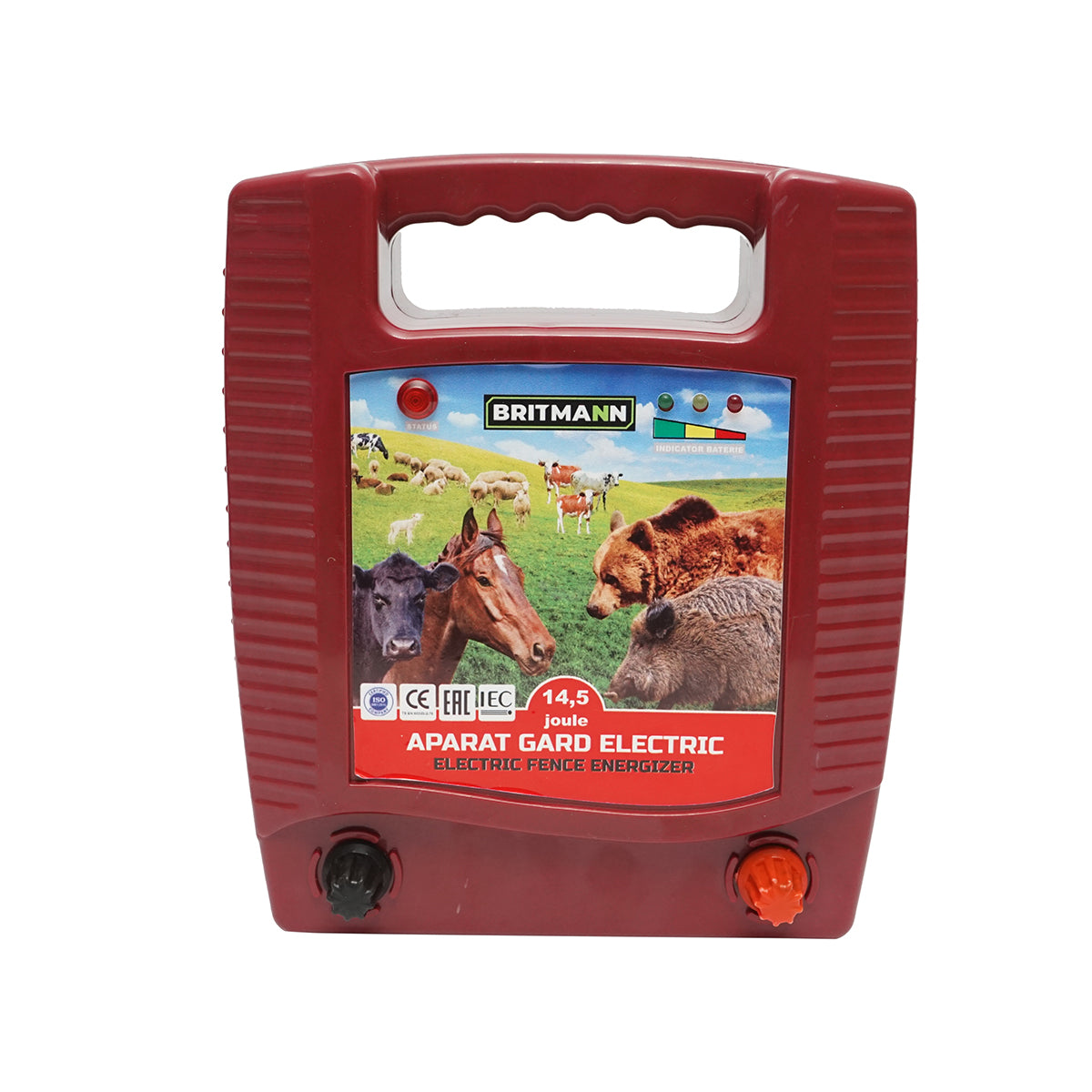 ELETTRIFICATORE A DOPPIA ALIMENTAZIONE PER RECINTO ELETTRICO 12V - 220V 6 14,5 Joule per recinzioni elettriche DC12-220V