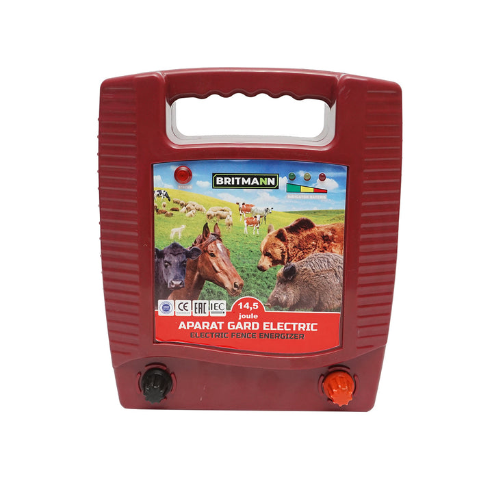 ELETTRIFICATORE A DOPPIA ALIMENTAZIONE PER RECINTO ELETTRICO 12V - 220V 6 14,5 Joule per recinzioni elettriche DC12-220V