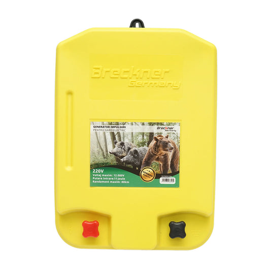 Elettrificatore da 11 Joule, 80 km per recinzione elettrica 12V/220V Breckner Germany