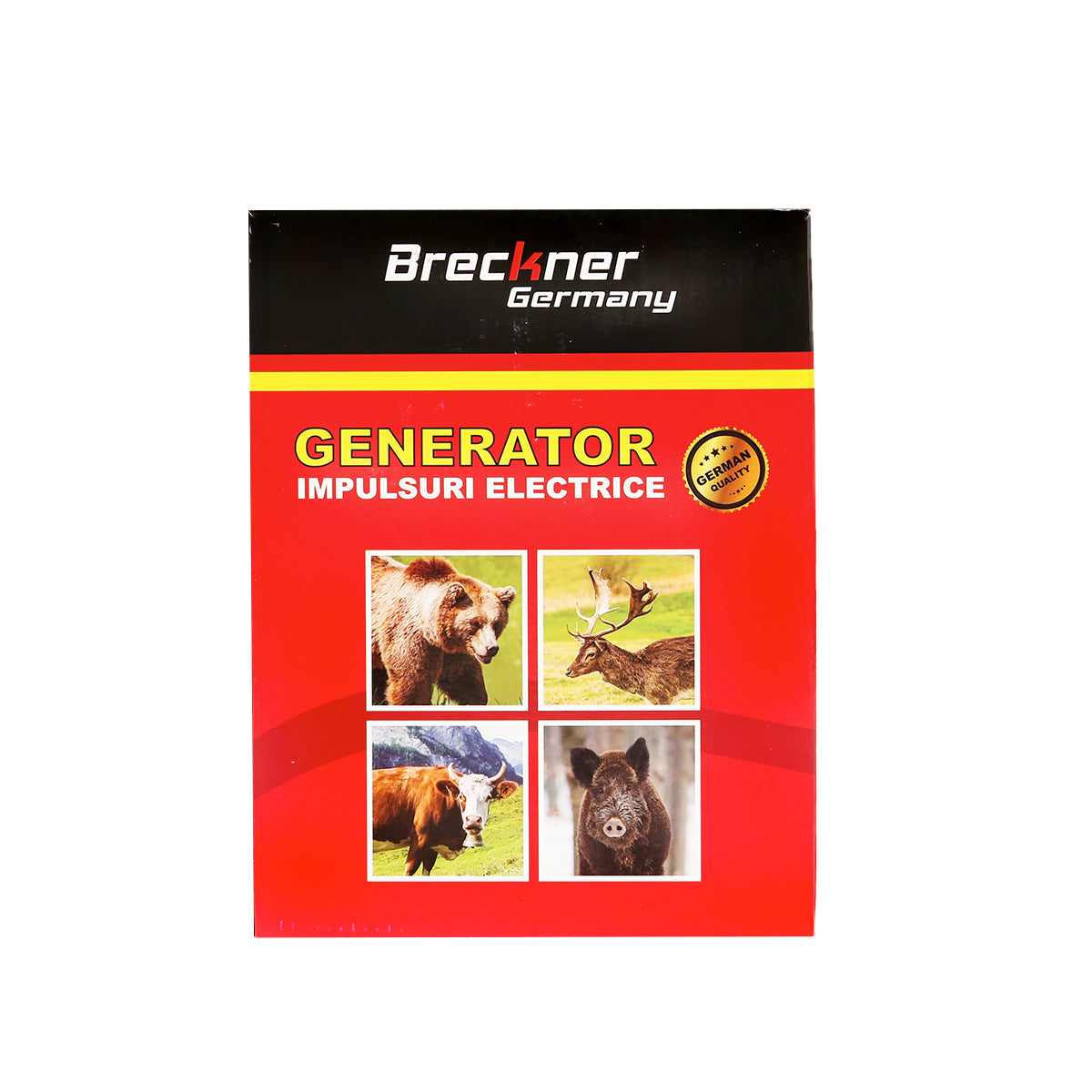 Elettrificatore DC 12/220V, 6.5 Joule, 100 km per recinto elettrico, Breckner Germany