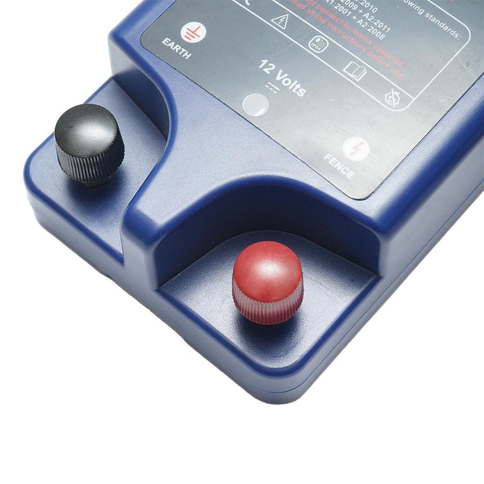 Elettrificatore per recinzioni elettriche, 12V 2 Joule 20 km con messa a terra per recinto elettrico Breckner Germany