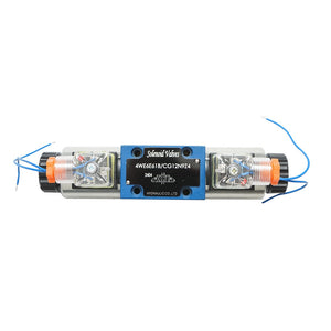 Elettrovalvola direzionale 12VDC 25W per impianti idraulici controllo flusso a 6 vie HDQX126J 4WE6J61B CG12N9Z4