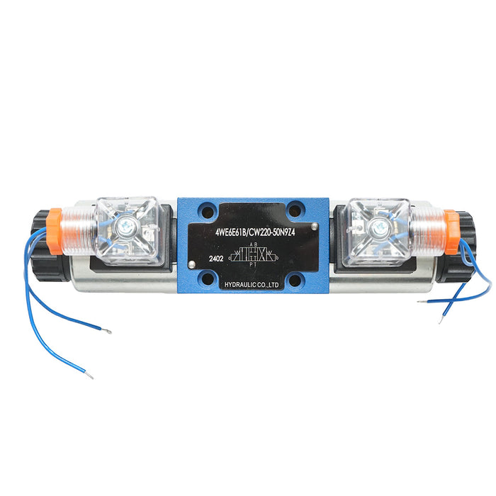 Elettrovalvola direzionale AC220V 6 vie controllo del flusso impianti idraulici HDQX2206E 4WE6E61B CW220-50N9Z4