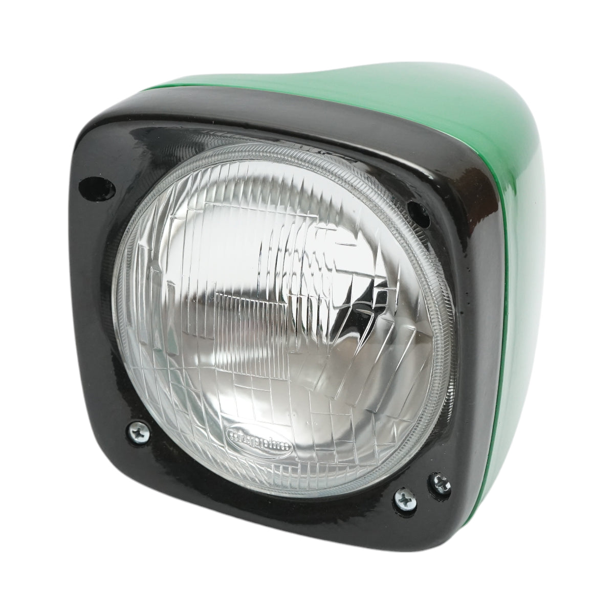 Faro anteriore sinistro per trattore John Deere, diametro 129 mm, codice OEM DE13524.