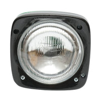 Faro anteriore sinistro per trattore John Deere, diametro 129 mm, codice OEM DE13524.