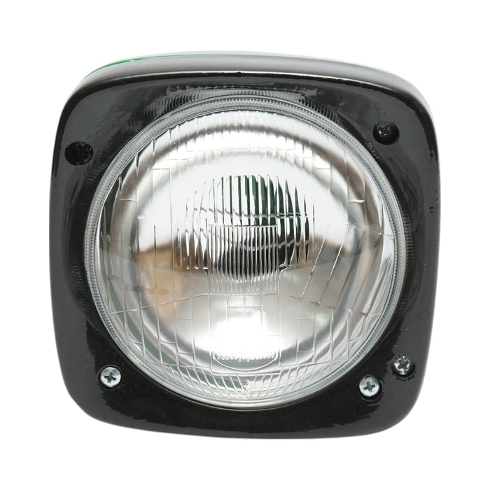 Faro anteriore sinistro per trattore John Deere, diametro 129 mm, codice OEM DE13524.