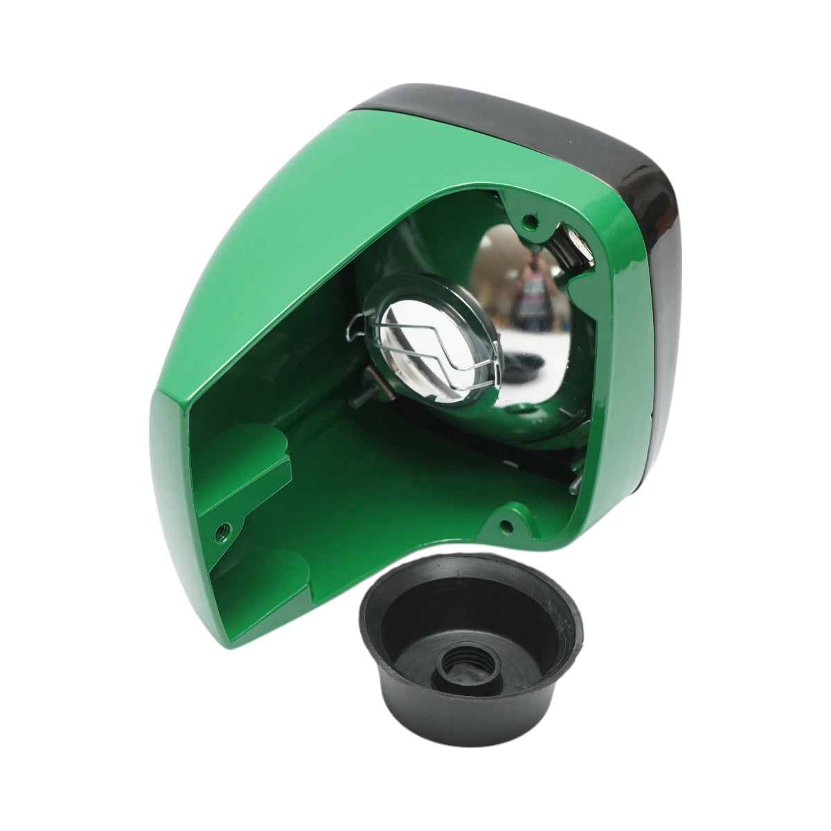 Faro anteriore sinistro per trattore John Deere, diametro 129 mm, codice OEM DE13524.