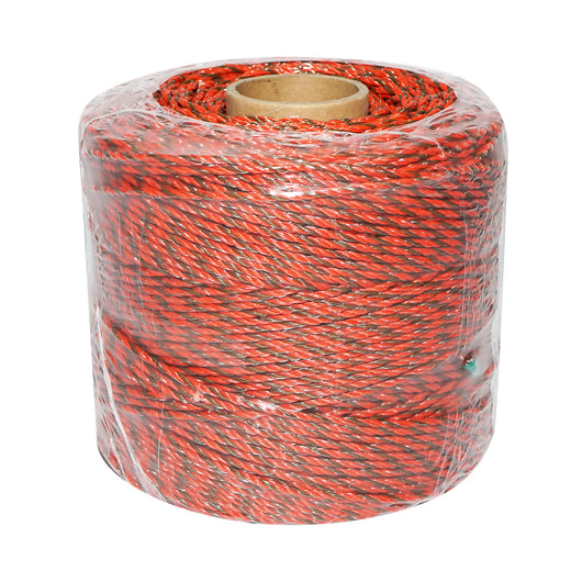 Filo arancione-nero, diametro 3.5 mm, 6x0.25 mm SS, 500 m per recinzione elettrica, resistenza 0.9 Ohm, Bourget