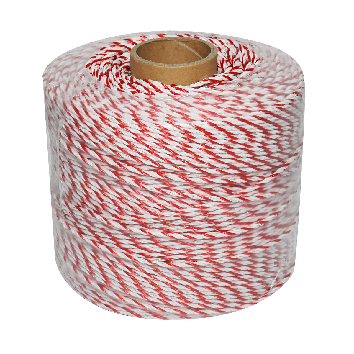 Filo bianco-rosso, diametro 3.8 mm, 4x0.28 mm SS, 500 m per recinzione elettrica, resistenza 3.45 Ohm, Bourget