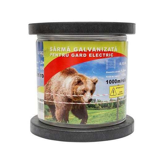 Filo metallico zincato recinto elettrico Ø1,2mm Lunghezza 1000mt, Recinzioni Elettriche Breckner Germany