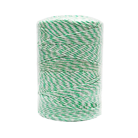 Filo per recinto elettrico, Lunghezza 500 mt, Ø2.5mm. 4x0.2mm SS, 7 Ohm/m , colore bianco/verde, recinzioni elettriche Thor