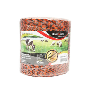 Filo per recinto elettrico, Lunghezza 500 mt, Ø3.5mm. 6x0.25mm. SS, 0.9 Ohm/m , Recinzioni Elettriche Breckner Germany