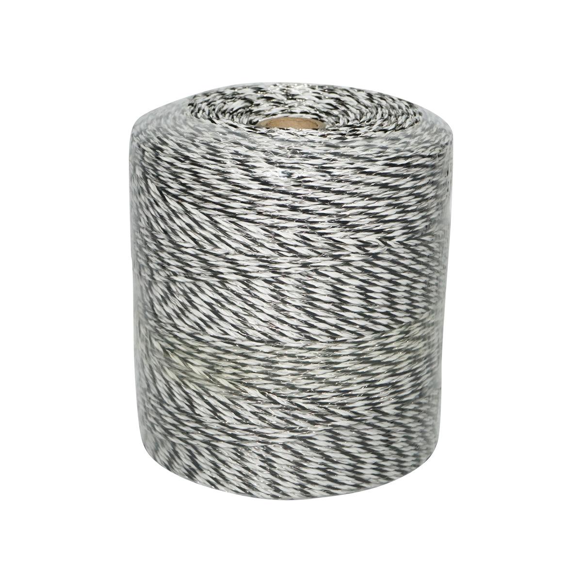 Filo per recinto elettrico, Lunghezza 500 MT, Ø3mm 5x0.2mm SS 1x0.25mm Cu, 0.4 Ohm/m, Recinzioni Elettriche Baisan