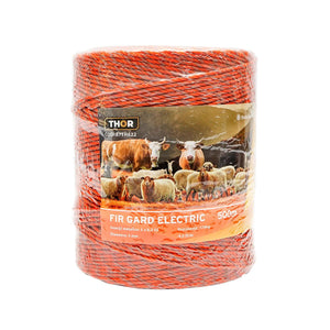 Filo per recinto elettrico, Lunghezza 500 mt, Ø3mm. 5x0.2mm. SS , 4.5 Ohm/m, Recinzioni Elettriche Thor