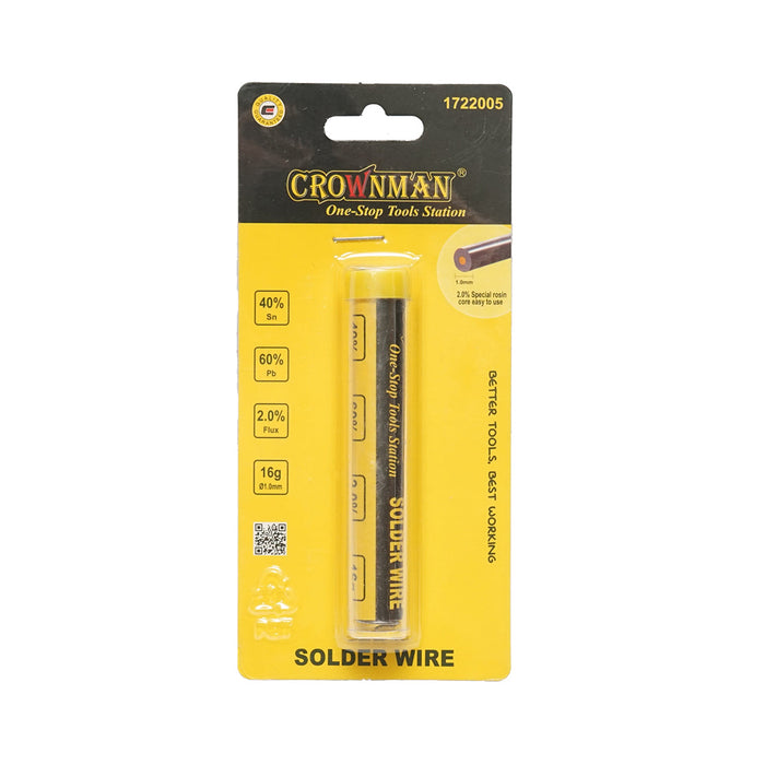 Filo per saldatura Ø 1 mm, 16 g, Crownman.