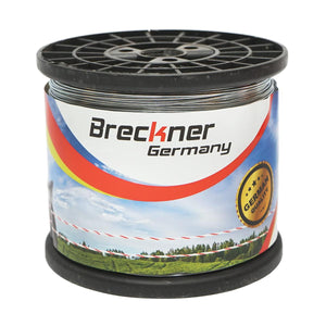 Filo zincato per recinzione elettrica, 1,2 mm x 500 m Breckner