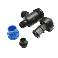 Filtro in plastica a gomito con rete 32mmx1 pollice per sistemi di irrigazione