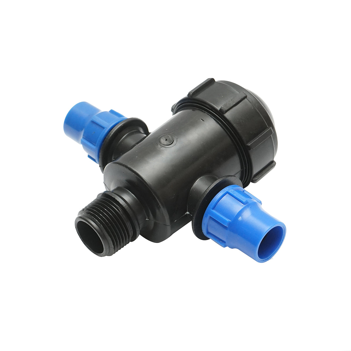 Filtro in plastica a T 17x17mmx1 pollice per sistemi di irrigazione