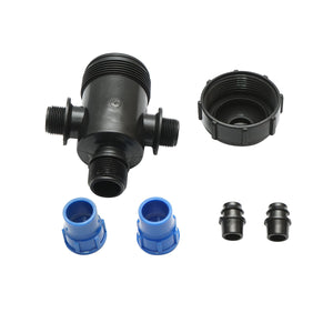 Filtro in plastica a T 17x17mmx1 pollice per sistemi di irrigazione