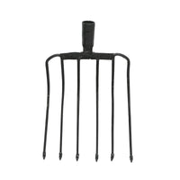 FORCA 6 Denti Curvata Senza Manico Forcone