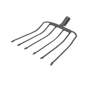 FORCA 6 Denti Curvata Senza Manico Forcone