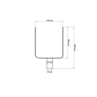 Forca a 2 Denti Senza Manico
